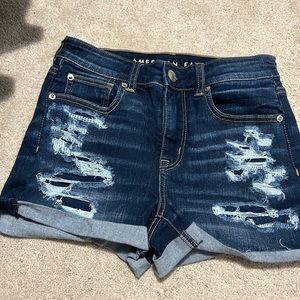 Denim shorts